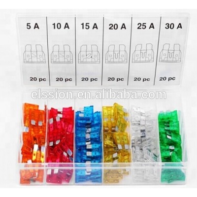 120pc auto fuse assortment