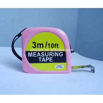 Pink color 3M 10FT Measuring tape / Tape measure for lady