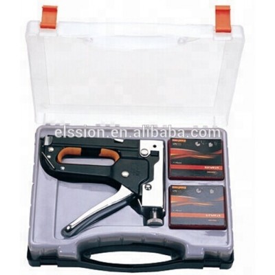 Professional 3-purpose Staple gun set with plastic case