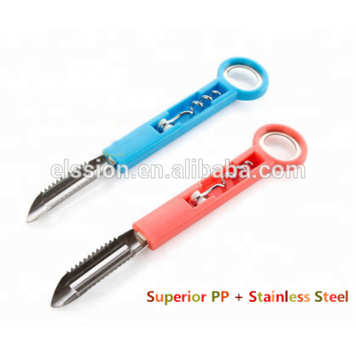 Promotional kitchen tool 4 in 1 Peeler &Bottle Opener