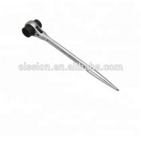 CRV material Straight Handled Ratchet Wrench