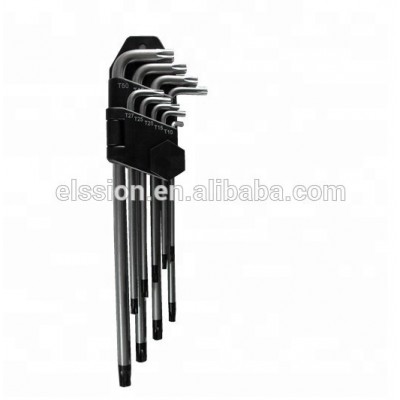 9 pcs Extra long torx key wrench set