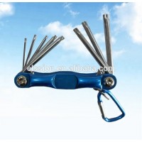 8 pcs folding allen key set