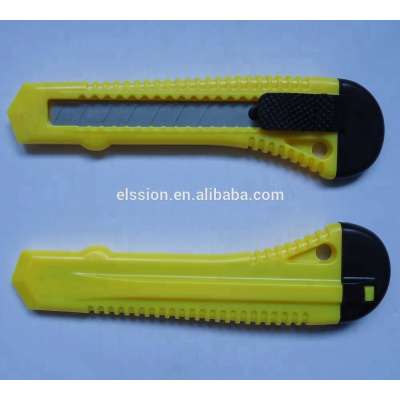 18mm Cheap Plastic grip utility knife Sliding knife Cutter knife