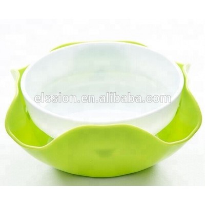 Household Multifunction 2 in 1 Plastic Food tray / Dry fruit tray